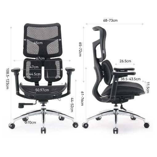 Εικόνα της Καρέκλα Γραφείου Sihoo Ergonomic Doro S100 Black S100-M301