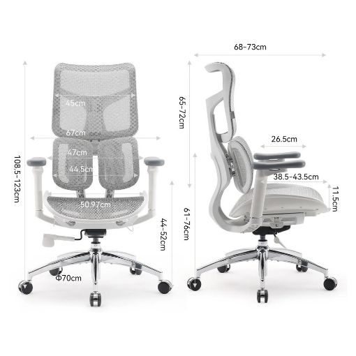 Εικόνα της Καρέκλα Γραφείου Sihoo Ergonomic Doro S100 Off White S100-M302