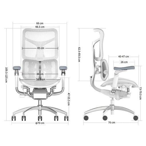 Εικόνα της Καρέκλα Γραφείου Sihoo Ergonomic Doro S300 Off White S300-M202