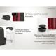 Εικόνα της Μηχανή Espresso Bruno 3in1 Hot & Cold 19bar 1450W Black/Red BRN-0214