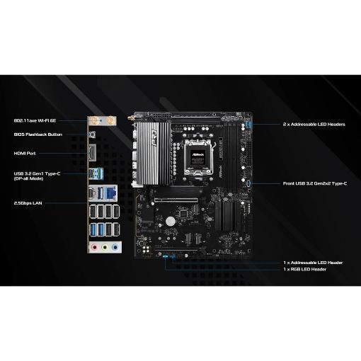 Εικόνα της ASRock B850 Pro-A WiFi ATX sAM5