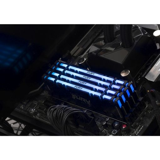 Εικόνα της Ram Kingston Fury Renegade 32GB (2x16GB) DDR4-3600MHz CL16 RGB Black/Silver KF436C16RB12AK2/32