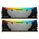 Εικόνα της Ram Kingston Fury Renegade 32GB (2x16GB) DDR4-3600MHz CL16 RGB Black/Silver KF436C16RB12AK2/32