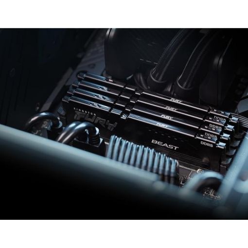 Εικόνα της Ram Kingston Fury Beast 64GB (2x32GB) DDR5-5600MHz CL40 Black KF556C40BB2K2-64