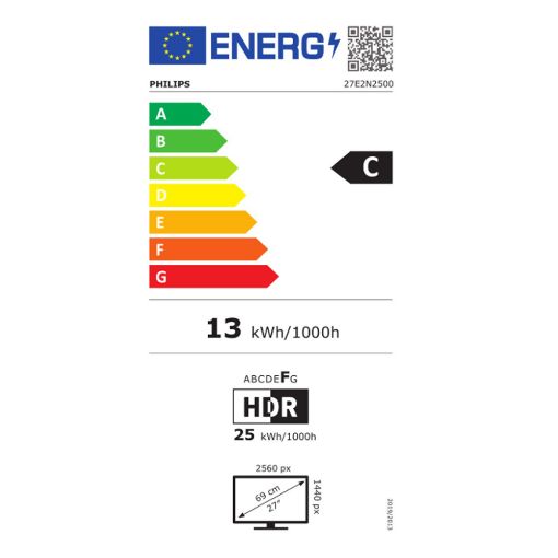 Εικόνα της Οθόνη Philips 2000 Series 27" IPS QHD 120Hz 27E2N2500/00