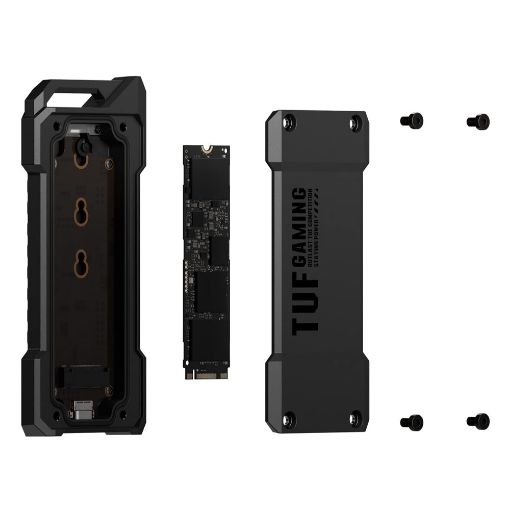 Εικόνα της Θήκη M.2 SSD Asus TUF Gaming A1 USB-C Black 90DD02N0-M09000