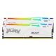 Εικόνα της Ram Kingston Fury Beast 64GB (2x32GB) DDR5-6000MHz CL30 RGB White KF560C30BWEAK2-64