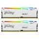Εικόνα της Ram Kingston Fury Beast 64GB (2x32GB) DDR5-6000MHz CL30 RGB White KF560C30BWEAK2-64