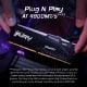 Εικόνα της Ram Kingston Fury Beast 64GB (4x16GB) DDR5-6000MHz CL40 RGB Black KF560C40BBAK4-64