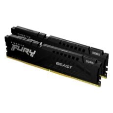 Εικόνα της Ram Kingston Fury Beast 64GB (2x32GB) DDR5-6000MHz CL36 Black KF560C36BBE2K2-64