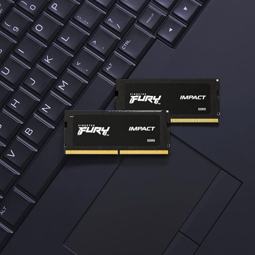 Εικόνα της Ram Kingston Fury Impact 32GB (2x16GB) DDR5-5600MHz CL40 Black KF556S40IBK2-32