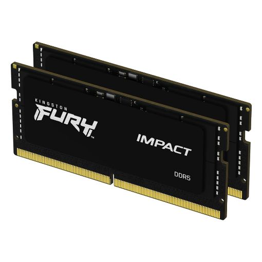 Εικόνα της Ram Kingston Fury Impact 32GB (2x16GB) DDR5-5600MHz CL40 Black KF556S40IBK2-32