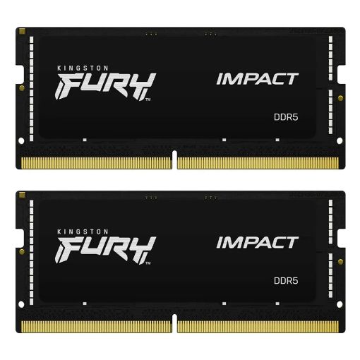 Εικόνα της Ram Kingston Fury Impact 32GB (2x16GB) DDR5-5600MHz CL40 Black KF556S40IBK2-32