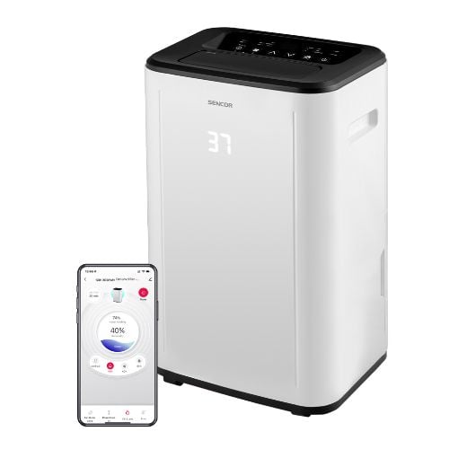 Εικόνα της Αφυγραντήρας Sencor SDH 3028WH Wi-Fi 30 lt/ημέρα 420W White