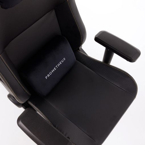 Εικόνα της Gaming Chair Monarch Gear Prometheus PVC Leather Midnight Black 1305240001