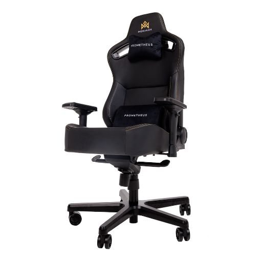 Εικόνα της Gaming Chair Monarch Gear Prometheus PVC Leather Midnight Black 1305240001