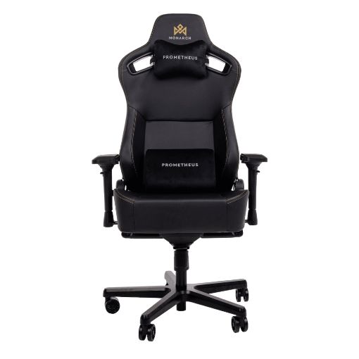 Εικόνα της Gaming Chair Monarch Gear Prometheus PVC Leather Midnight Black 1305240001