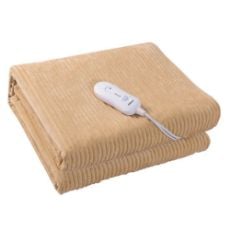 Εικόνα της Ηλεκτρικό Υπόστρωμα Primo Stripe Flannel Μονό 150 x 80 cm 60W Beige PREB-81081
