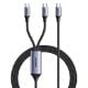 Εικόνα της Καλώδιο Ugreen US561 USB-C to 2x USB-C PD 100W 1.5m 35087