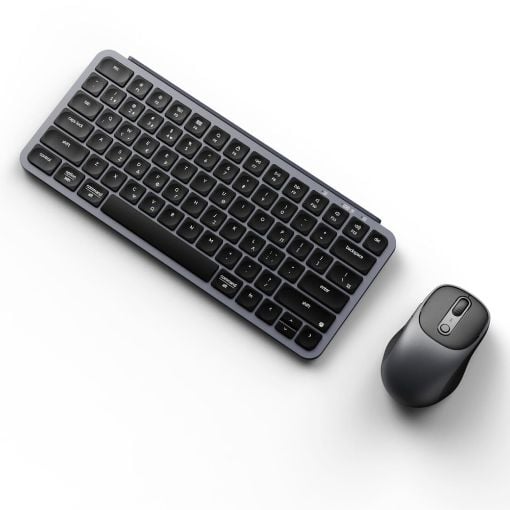 Εικόνα της Πληκτρολόγιο-Ποντίκι Keychron B1 Pro Combo ZMK 75% Ultraslim Wireless (GR) Space Gray KCBD3-GR