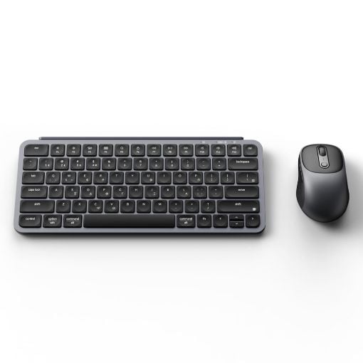Εικόνα της Πληκτρολόγιο-Ποντίκι Keychron B1 Pro Combo ZMK 75% Ultraslim Wireless (GR) Space Gray KCBD3-GR