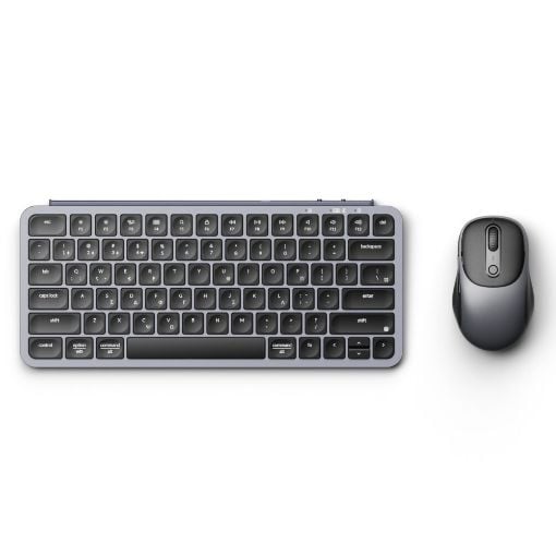 Εικόνα της Πληκτρολόγιο-Ποντίκι Keychron B1 Pro Combo ZMK 75% Ultraslim Wireless (GR) Space Gray KCBD3-GR