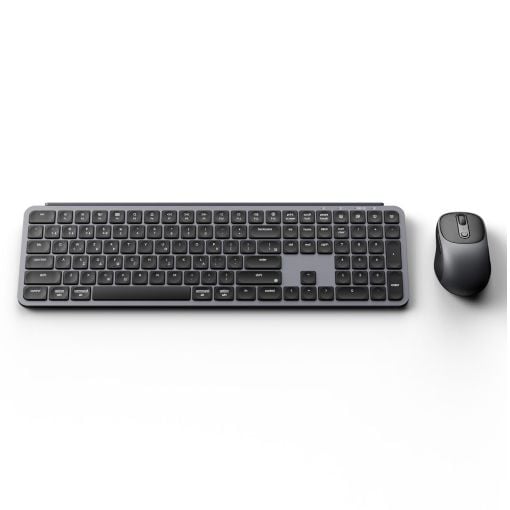 Εικόνα της Πληκτρολόγιο-Ποντίκι Keychron B6 Pro Combo ZMK Full Ultraslim Wireless (GR) Space Gray KCBD4-GR