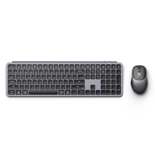 Εικόνα της Πληκτρολόγιο-Ποντίκι Keychron B6 Pro Combo ZMK Full Ultraslim Wireless (GR) Space Gray KCBD4-GR