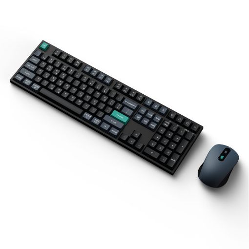 Εικόνα της Πληκτρολόγιο-Ποντίκι Keychron B36 Combo Full Wireless (GR) Black-Green KCBD2-GR
