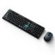 Εικόνα της Πληκτρολόγιο-Ποντίκι Keychron B36 Combo Full Wireless (GR) Black-Green KCBD2-GR