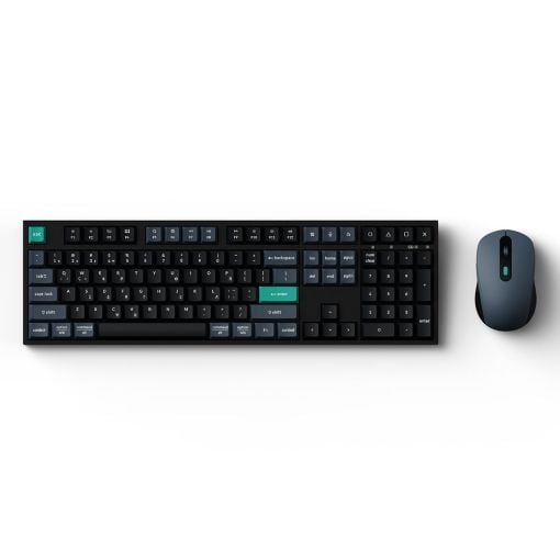 Εικόνα της Πληκτρολόγιο-Ποντίκι Keychron B36 Combo Full Wireless (GR) Black-Green KCBD2-GR