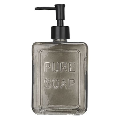 Εικόνα της Αντλία Σαπουνιού Estia Pure Soap Γυάλινη 520ml Γκρι 02-34726