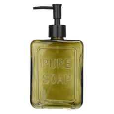 Εικόνα της Αντλία Σαπουνιού Estia Pure Soap Γυάλινη 520ml Πράσινη 02-34702