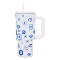Εικόνα της Θερμός Estia Straw Tumbler XL Save The Aegean 900ml Spirit of Luck 01-35204