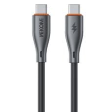 Εικόνα της Καλώδιο WK USB-C to USB-C 65W 1m Black WDC-68