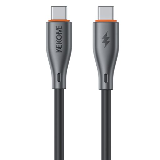 Εικόνα της Καλώδιο WK USB-C to USB-C 65W 1m Black WDC-68