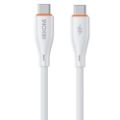 Εικόνα της Καλώδιο WK USB-C to USB-C 65W 1m White WDC-68