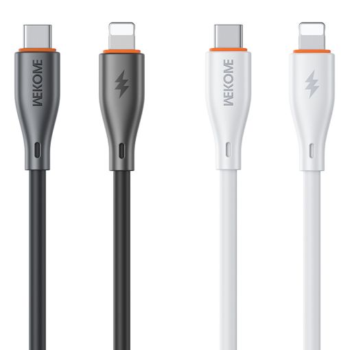 Εικόνα της Καλώδιο WK USB-C to Lightning PD 27W 1m White WDC-69
