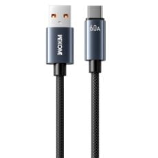 Εικόνα της Καλώδιο WK USB-A  to USB-C 66W 1.2m Black WDC-63a