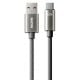 Εικόνα της Καλώδιο WK USB-A  to USB-C 66W 1.2m Grey WDC-63a