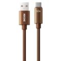 Εικόνα της Καλώδιο WK USB-A  to USB-C 66W 1.2m Brown WDC-63a