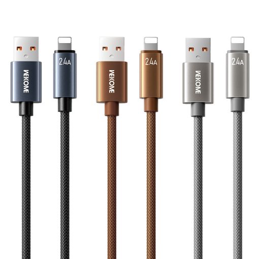 Εικόνα της Καλώδιο WK USB-A to Lightning 1.2m Brown WDC-63i
