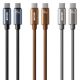 Εικόνα της Καλώδιο WK USB-C to USB-C PD 65W 1.2m Grey WDC-64