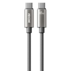 Εικόνα της Καλώδιο WK USB-C to USB-C PD 65W 1.2m Grey WDC-64