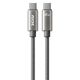 Εικόνα της Καλώδιο WK USB-C to USB-C PD 65W 1.2m Grey WDC-64