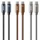 Εικόνα της Καλώδιο WK USB-C to USB-C PD 65W 1.2m Brown WDC-64