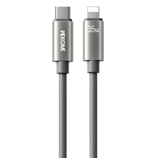 Εικόνα της Καλώδιο WK USB-C to Lightning PD 35W 1.2m Grey WDC-65