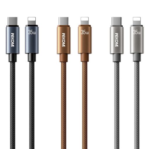 Εικόνα της Καλώδιο WK USB-C to Lightning PD 35W 1.2m Brown WDC-65