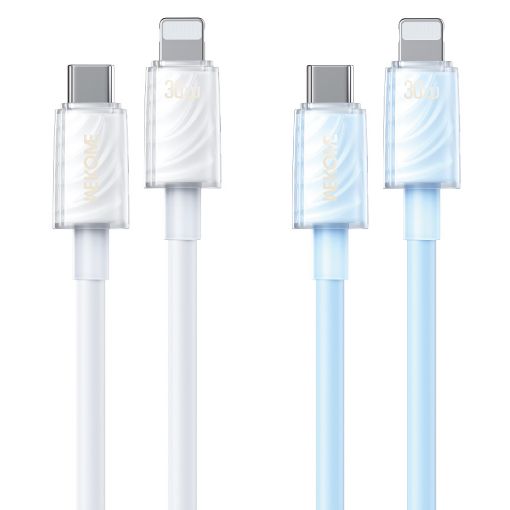 Εικόνα της Καλώδιο WK USB-C to Lightning PD 30W 1.2m Blue WDC-73