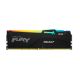 Εικόνα της Ram Kingston Fury Beast 32GB DDR5-5600MHz CL40 RGB Black KF556C40BB2A-32